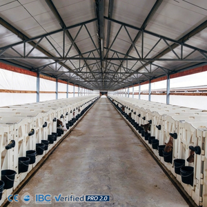 Bâtiment d'entrepôt préfabriqué <span class=keywords><strong>en</strong></span> acier galvanisé, design moderne, anticorrosion, pour usage <span class=keywords><strong>agricole</strong></span> - Product Image 3