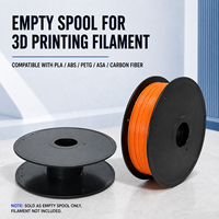 Bobina de Filamento para Impresión 3D Vacía Personalizada de 2KG, Carrete de Plástico de 250mm Reciclable para Línea de Extrusión de Filamento