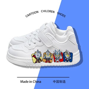 Zapatos para niños Ultraman, estilo de dibujos animados, <span class=keywords><strong>impermeables</strong></span>, con diamantes de imitación, <span class=keywords><strong>zapatillas</strong></span> ligeras informales, zapatos deportivos blancos para niños, para las cuatro estaciones - Product Image 4