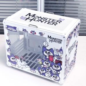 Portátil M-ATX/<span class=keywords><strong>ITX</strong></span> Caixa do computador 240 Suporte De Refrigeração A Água Side-Transparente Vidro Temperado Pequena PC Tower - Product Image 2