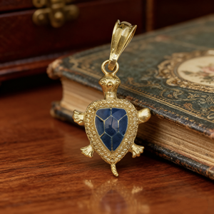 Toptan takı bakır 14k kadınlar sevimli moda klasik zirkon yağ damlası mavi yeşil siyah kaplumbağa kolye Colgante Tortuga sahil - Product Image 3