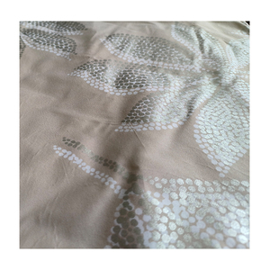 Textile de maison <span class=keywords><strong>blanc</strong></span> 100% <span class=keywords><strong>tissu</strong></span> d'impression d'<span class=keywords><strong>or</strong></span> de polyester - Product Image 2