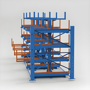 单双面铝型材钢管储物搁板支架臂材料架悬臂搁板重型 - Product Image 1