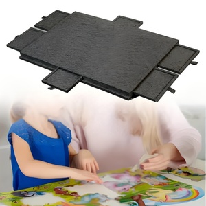 <b>6</b> in 1 Decorative Puzzle Board Tiltable Desk <b>Drawers</b> Holds 1000pcs Home Decor Educational Storage Organizer - Product Image 1