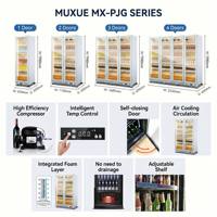 Mwmuxue — refroidisseur de boissons instantané avec porte en verre, équipement de réfrigération pour les supermarché, les hôtels