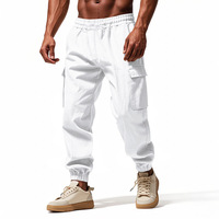 Pantalons longs pour hommes en gros, décontractés, amples, grande taille, pantalons cargo, salle de sport, extérieur, fitness, jogging, pantalons de survêtement pour hommes