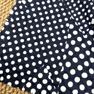 <span class=keywords><strong>Tela</strong></span> de Algodón Encogido con Sal 80gsm, Patrón de Puntos Blancos, Sin Planchado, En Stock, para Vestidos, Blusas, Faldas, 50 Pulgadas de Ancho - Product Image 1