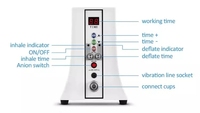Machine de thérapie de massage sous vide du sein Agrandir la pompe fesses soulever améliorer le traitement physique tasse à vide