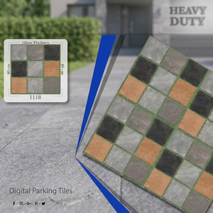 Carreaux de sol en porcelaine émaillée numérique pour extérieur, 16x16 pouces, résistants, pour parking, revêtement de sol en céramique pour extérieur - Product Image 3