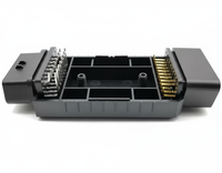 Adaptador de interfaz de OBD-II ELM327, conector macho azul OBD, ELM 327 OBD2 OBD 2 OBDII