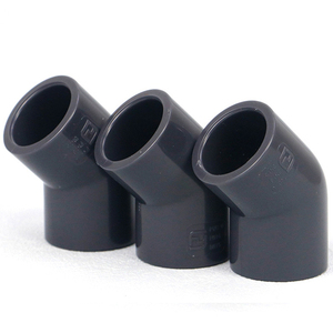 <span class=keywords><strong>Coude</strong></span> à <span class=keywords><strong>45</strong></span> degrés en UPVC SCH80 1/2 pouce, raccord de tuyauterie industriel pour l'alimentation en eau et le drainage, non destiné aux conduites électriques - Product Image 6