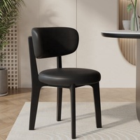 Chaise de salle à manger rembourrée moderne, chaise de salle à manger nordique en bouclette, chaise de restaurant en bois massif, mobilier de salle à manger contemporain de luxe