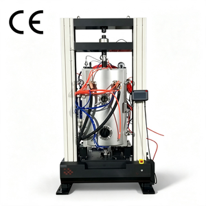 Machine d'essai universelle sous vide haute température ASTM E1012 ASTM E4, testeur de rupture par glissement, appareil d'essai de traction des superalliages - Product Image 1