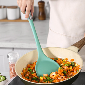 Spatule en silicone résistante aux hautes températures, ustensile de cuisine antiadhésif pour la cuisson par sautage - Product Image 1