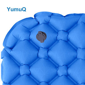 YumuQ 2 personas plegable Camping inflable a prueba de humedad aire doble colchón almohadilla para dormir con almohada - Product Image 3