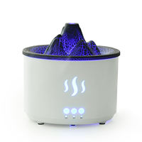 Volcaon Grain de Bois Flamme Huile Essentielle Air Parfum Parfum Humidificateur Diffuseur d'Arôme