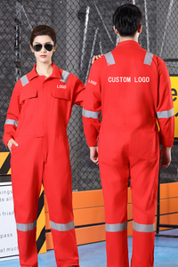 Cotton Chất Lượng Cao Nhà Để Xe Bảo Vệ Thấp Moq Công Nghiệp Biểu Tượng Tùy Chỉnh Kỹ thuật viên Cơ Khí Đồng Phục Người Đàn Ông An Toàn Làm Việc Mặc Tổng Thể - Product Image 4