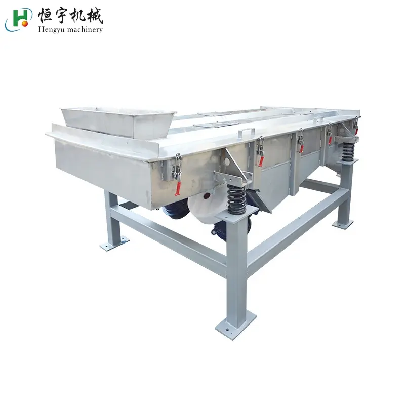 High Standard Pellet Stainless Steel 304 Straight Liner/Linear Vibrating Screen Sieve Shaker For Fine Sand