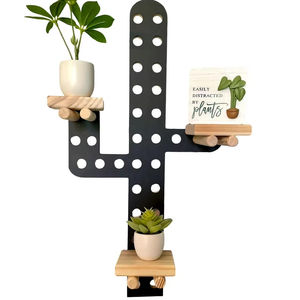 202409 venta al por mayor pared Pegboard decoración <span class=keywords><strong>de</strong></span> pared regalo organización arte <span class=keywords><strong>de</strong></span> pared decoración del hogar joyería <span class=keywords><strong>plantas</strong></span> acogedor hogar artículo <span class=keywords><strong>Cactus</strong></span> Pegboard - Product Image 1