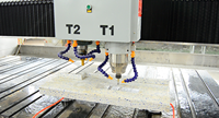 Machine à découper la pierre RBB GSY-3015ATC pour granit, puissance 5,5 kW, épaisseur de coupe maximale 400 mm, avec réservoir de drainage, plans importés