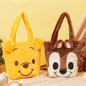 กระเป๋าโท้ทลายการ์ตูน 3 มิติ นุ่มฟู พิมพ์ลาย โพลีเอสเตอร์ ไม่มีสายสะพาย ใช้ได้ทั้งชายและหญิง เหมาะสำหรับเป็นของขวัญ - Product Image 2