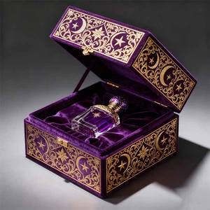 リジッドベルベットジュエリー香水ボックスギフトボックスリジッドペーパーボード引き出しボックスリジッドボックス香水用ミニ香水ボックス - Product Image 5