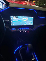 Kit d'éclairage d'ambiance LED RGB pour voiture Flyming, synchronisation musicale, contrôle par application smartphone, 12V 10W, bande multicolore, rénovation de l'intérieur de la voiture