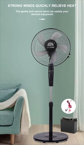 Factory Price OEM AC DC Big Electric Standing Metal Fan 12V DC 16 Inch Solar Fan - Product Image 2