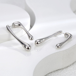 Boucles d'oreilles géométriques tendance, boucles d'oreilles pendantes très vendues pour femmes, cadeaux de fête et de mariage - Product Image 2