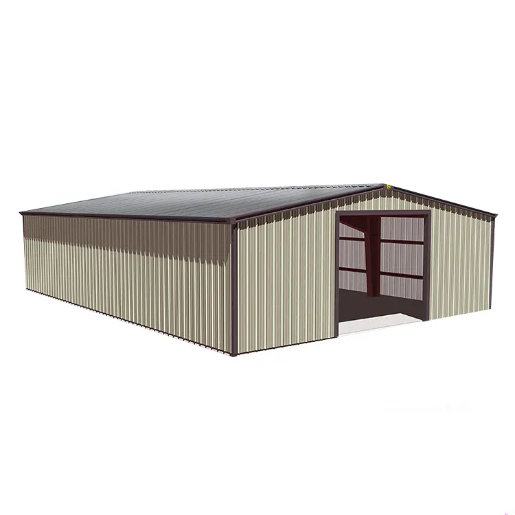 New Storage Shed Custom Industrial Steel Structure Storage House Metal Building low cost industrial steel workshop designs