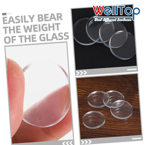 Accessoires <span class=keywords><strong>de</strong></span> meubles <span class=keywords><strong>en</strong></span> gros d'usine : Patins <span class=keywords><strong>de</strong></span> <span class=keywords><strong>protection</strong></span> ronds <span class=keywords><strong>en</strong></span> <span class=keywords><strong>verre</strong></span> pour meubles, antidérapants, transparents, à ventouse pour armoires - Product Image 4