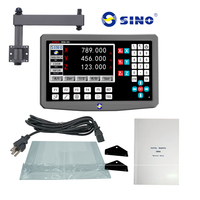 SINO 2 Axis Digital Readout Test Instrument System SDS 2MS DRO Kits Glass Linear Scale for Milling Lathe TTL