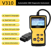 Escáner OBD2 V310 en Oferta, Accesorios para Automóviles, Lector de Códigos EOBD/OBDII con Herramienta de Diagnóstico de Fallas ELM327 para Automóviles