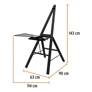 Truper Rack per il montaggio di carriole in acciaio materiale metallico con 4.00-8 ruote pneumatiche per uso giardino agricolo da costruzione - Product Image 2