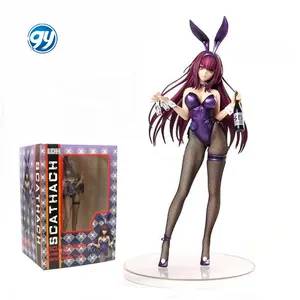 GY 28 cm 11.02 polegadas Fata Grande Ordem Scathacha figuras de ação hentai Estátua de plástico em PVC modelo sexy menina anime figura de ação