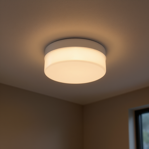 Plafonnier encastré LED rond de 12 pouces, profil bas, en fer blanc, design moderne pour chambre à coucher, salon, salle à manger - Product Image 2