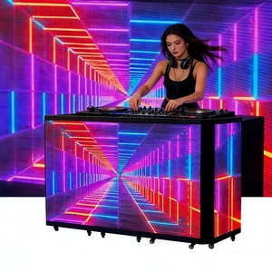 Stand DJ pliable, cabine DJ pliable portable, façade DJ pliable, écran LED P3.91 pour club, <span class=keywords><strong>location</strong></span> avec flight case - Product Image 4