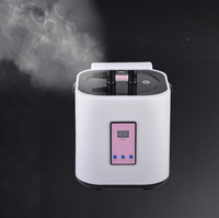 Generatore di Vapore per Sauna Portatile Moderno Brevettato in Acciaio Inox con Telecomando Capacità 2L per Uso in Appartamento Macchina SPA