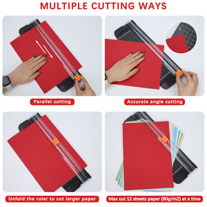 Hoge Kwaliteit Precisie Roterende Papier Trimmers Liniaal Foto Papier Snijder Guillotine Voor Papier Ambacht - Product Image 5