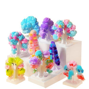 Science Duck Magic Crystal Tree, jouet de plantation en papier pour enfants, expérience scientifique, cadeau, ensemble d'activités éducatives STEM, 7-14 ans - Product Image 1