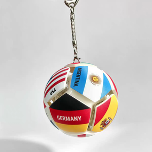 World National Flags Football Keychain Button Stress Relief Soccer Pendant Sport Themed Gift Fan Accessories for Daily Use - Product Image 5
