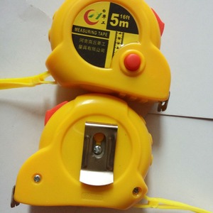 Mètre à ruban en acier inoxydable CK 5M, enroulement automatique, bouton poussoir, retour automatique, outil de mesure métrique pour la construction et le bricolage - Product Image 3