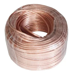 Factory Direct Sale Low Price Grounding System Conductor Electrical Cable Bare pure Copper Stranded Wire 16 AWG 4/0 2/0