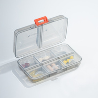 Boîte à pilules portable 7 jours, boîte à médicaments en forme de capsule, étui de rangement pour pilules, boîte à pilules en plastique de poche