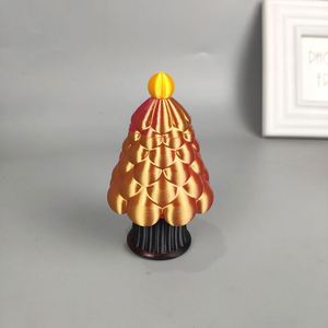 Ornement de sapin de Noël en verre imprimé en 3D, épée rétractable, échelle 1/12, cadeau de Noël créatif, jouet - Product Image 3