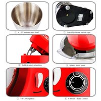 Top Chef CB CE 6 Kecepatan 1300W Peralatan Memanggang Roti Dapur Pasta Planet Adonan Makanan Mixer Planet