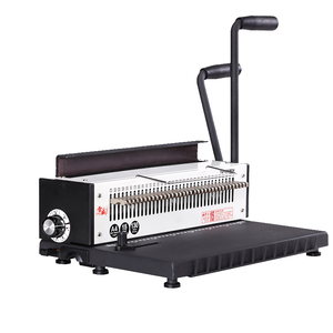 TD-1500B34 <strong>Manual</strong> Double Wire Binder Square Hole <strong>Binding</strong> <strong>Machine</strong> with 34 Holes for Books and Documents - Product Image 4