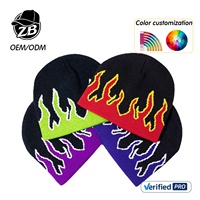 Bonnet d'hiver tricoté chaud à motif jacquard personnalisé, 100 % acrylique, style urbain, unisexe, pour le sport
