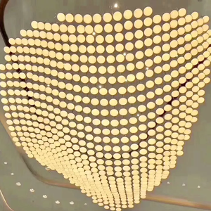 Biệt thự hiện đại, cầu thang tiết kiệm năng lượng, dự án tùy chỉnh, đèn chùm pha lê LED sang trọng, chiếu sáng khách sạn - Product Image 4