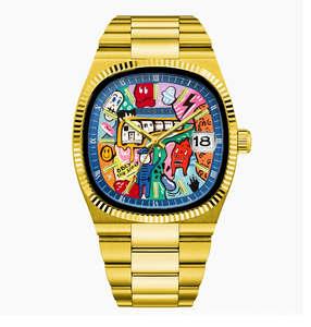 Reloj Cuadrado de Gran Esfera para Hombre Carsikie 2025, Estilo Deportivo, Dibujos Animados y Anime, Reloj de Cuarzo con Acabado de Espejo Premium - Product Image 5